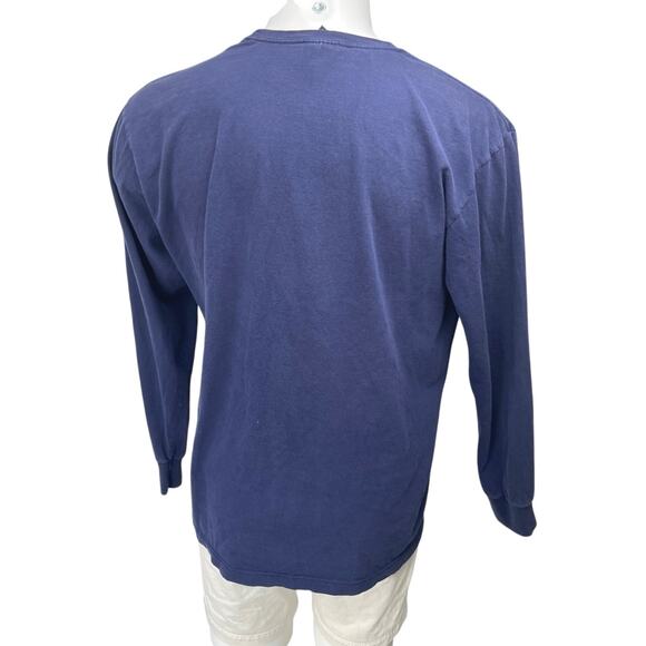 Polo Ralph Lauren Men's Blue Long Sleeve Crew Neck Sweatshirt Sweater Top Size M - Picture 2 of 3